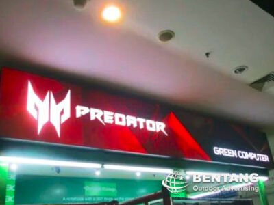 Harga Neon Box Flexi Banner Printing