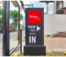 Contoh Totem Signage Board untuk Area Komersial