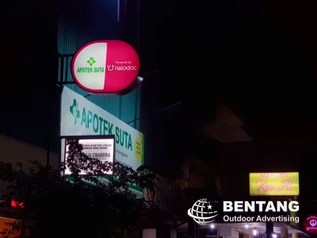 Neon sign menggunakan bahan apa saja?